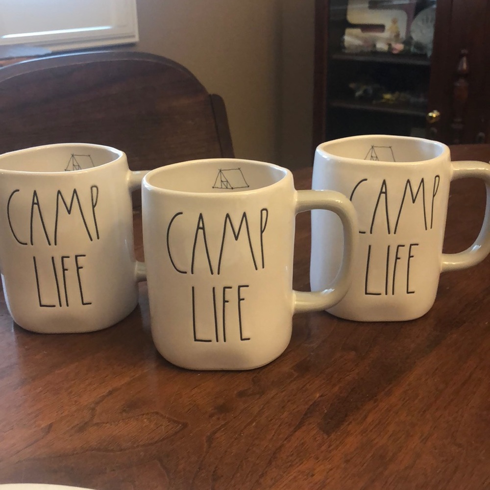 COPY - NEW Rae Dunn Camp Life Mug w/tent inside (1 qty) - Picture 1 of 4